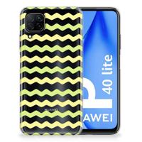 Huawei P40 Lite | TPU bumper | Waves Yellow - thumbnail
