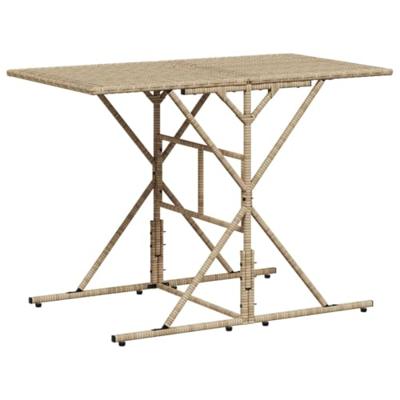 7-delige Tuinset met kussens poly rattan beige 7-delige Tuinset met kussens poly rattan beige