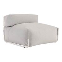 Kave Home Modulaire Outdoor Bank 'Square' kleur Lichtgrijs - thumbnail