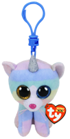 TY beanie boo's clip knuffel kat heather - thumbnail