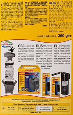 Sera Super Carbon 250g - Actieve Koolfilter voor Heldere Aquariums, pH-Neutraal & Effectief