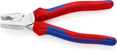 Knipex Kracht-Kombitang verchroomd met meer-componentengrepen 200 mm - 0205200 - thumbnail