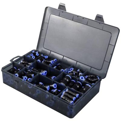 TRU COMPONENTS Pneumatische connector TC-12879280 TC-Fitting kits-A Buis-Ø: 4 mm, 6 mm, 8 mm, 10 mm, 12 mm 145 stuk(s)