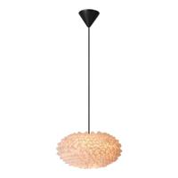 Hanglamp wit Villo stof e27 fitting 30 cm - thumbnail