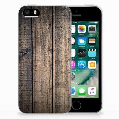 Apple iPhone SE | 5S | Bumper Hoesje | Steigerhout