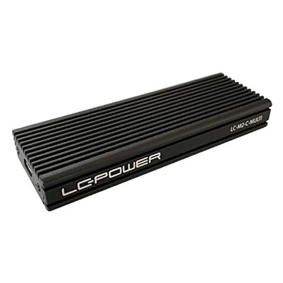 LC Power LC-M2-C-NVME-MULTI M.2 SSD Enclosure (NVMe & SATA)