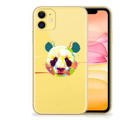 Apple iPhone 11 Telefoonhoesje met Naam Panda Color Apple iPhone 11 Telefoonhoesje met Naam Panda Color