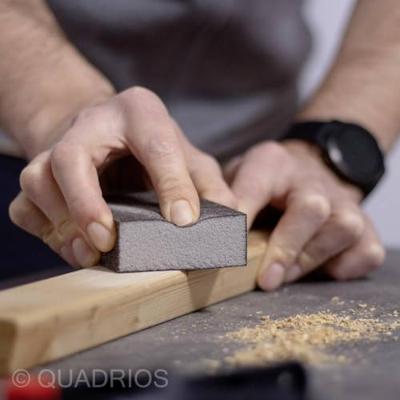 Quadrios 2111T002 Schuurspons-set 9 stuks (korrel 60, 100, 180) 9 stuk(s) Quadrios 2111T002 Schuurspons-set 9 stuks (korrel 60, 100, 180) 9 stuk(s)