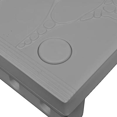 VidaXL Spatrap grijs