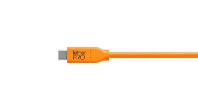 Tether Tools TetherPro USB-C to USB Female Adapter (extender) 4,6m oranje Tether Tools TetherPro USB-C to USB Female Adapter (extender) 4,6m oranje