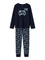 Name it zomer pyjama jongens - blauw - NkmNightset - thumbnail