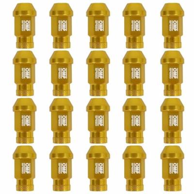 Set Bouten OMP Goud 40 mm 20 uds M12 x 1,50 Set Bouten OMP Goud 40 mm 20 uds M12 x 1,50
