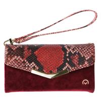 Mobilize 2in1 Gelly Velvet Clutch for Samsung Galaxy A41 Red Snake - thumbnail