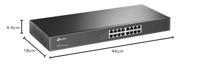 TP-LINK Switch 10/100 TL-SF1016 16 Poort - thumbnail