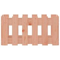 VidaXL Plantenbak met hekontwerp 60x30x30 cm massief dougashout - thumbnail
