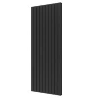Plieger Designradiator Cavallino Retto Dubbel 2146 Watt Middenaansluiting 200x75,4 cm Black Graphite - thumbnail
