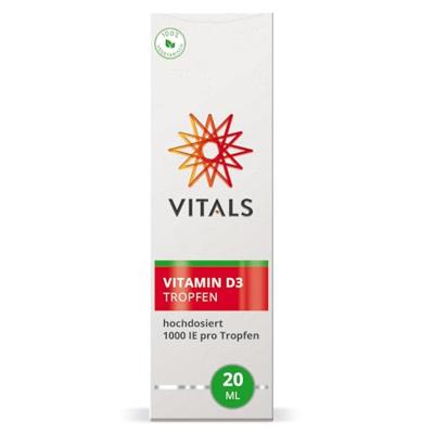 Vitamine D3 druppels 25 mcg - thumbnail