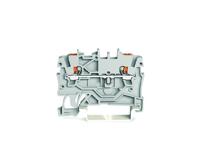 WAGO 2200-1201 Doorgangsklem 3.50 mm Push-In-klem Grijs 100 stuk(s) - thumbnail