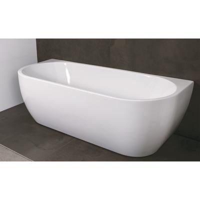 Half vrijstaand Bad Luca Sanitair Primo 180x80x58cm Acryl Glans Wit Met Overloop Half vrijstaand Bad Luca Sanitair Primo 180x80x58cm Acryl Glans Wit Met Overloop