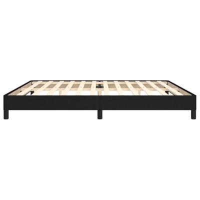 Bedframe zonder matras stof zwart 200x200 cm