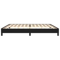 Bedframe zonder matras stof zwart 200x200 cm - thumbnail