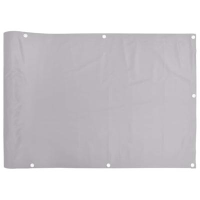 VidaXL Balkonscherm 800x120 cm pvc grijs