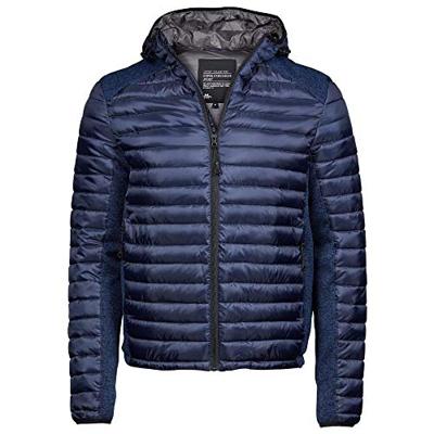 Tee Jays TJ9610 Men´s Hooded Outdoor Crossover Jacket - Navy/Navy Melange - XXL