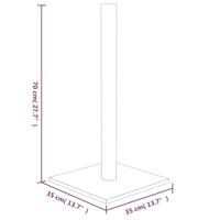 Bussandri Exclusive - Krabpaal 35x35x70 cm donkergrijs - thumbnail