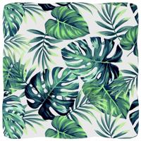 vidaXL Bankkussen pallet bladpatroon 70x70x10 cm - thumbnail