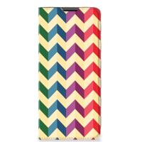 Motorola Moto G51 5G | Hoesje met Magneet | Zigzag Multi Color - thumbnail