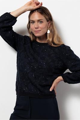 Lica lace pullover - dark blue - 13398 Lica lace pullover - dark blue - 13398
