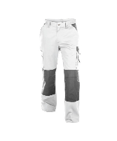 DASSY broek boston p/k 245gr wit/grijs 52 - thumbnail