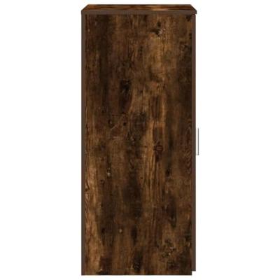 Opbergkast 50x45x103,5 cm bewerkt hout gerookt eikenkleur