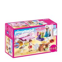 PLAYMOBIL Dollhouse slaapkamer met mode ontwerphoek 70208 - thumbnail