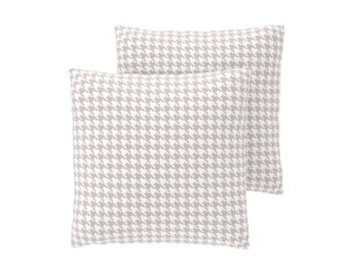 LIVARNO Set van 2 kussenslopen 50 x 60 cm (Beige)