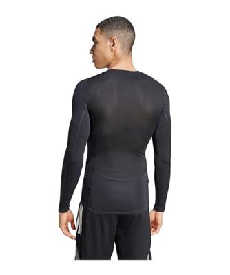 adidas Techfit Ondershirt Lange Mouwen Zwart Wit adidas Techfit Ondershirt Lange Mouwen Zwart Wit