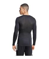 adidas Techfit Ondershirt Lange Mouwen Zwart Wit - thumbnail