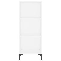 Dressoir 34,5x32,5x90 cm bewerkt hout wit - thumbnail