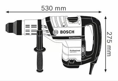 Bosch Professional GBH 8-45 D SDS-Max-Boorhamer 1500 W Incl. koffer