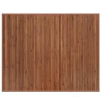 VidaXL Vloerkleed rechthoekig 80x100 cm bamboe bruin - thumbnail