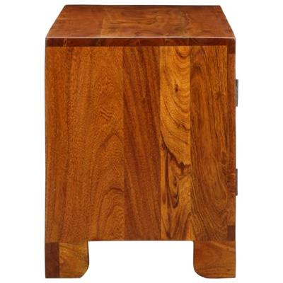 Schoenenbank Honingbruin 100 x 35 x 45 cm Massief Acaciahout