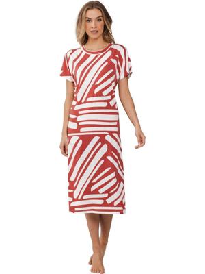 Modern duurzaam rood nachthemd Pastunette