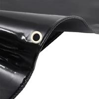 VidaXL Dekzeil 650 g/m² 3x4 m zwart - thumbnail