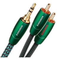 AudioQuest 5m Evergreen 3.5mm - 2xRCA audio kabel Zwart - thumbnail