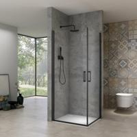 Douchecabine Van Rijn ST02 120 Zwart - thumbnail