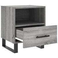 Nachtkastjes 2 st 40x35x47,5 cm bewerkt hout grijs sonoma eiken - thumbnail