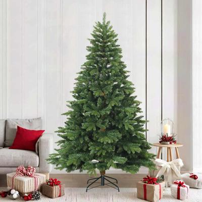 Kunstmatige Inklapbare Kerstboom Groen 240 cm PVC, PE en staal