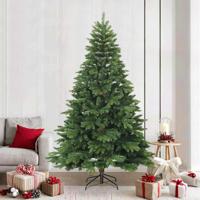 Kunstmatige Inklapbare Kerstboom Groen 240 cm PVC, PE en staal - thumbnail