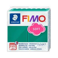 Boetseerklei Fimo soft 57 gram smaragd | 6 stuks - thumbnail