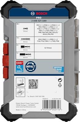 Bosch Professional PRO Impact schroefbitset 50-delig - 2608521U89 - thumbnail